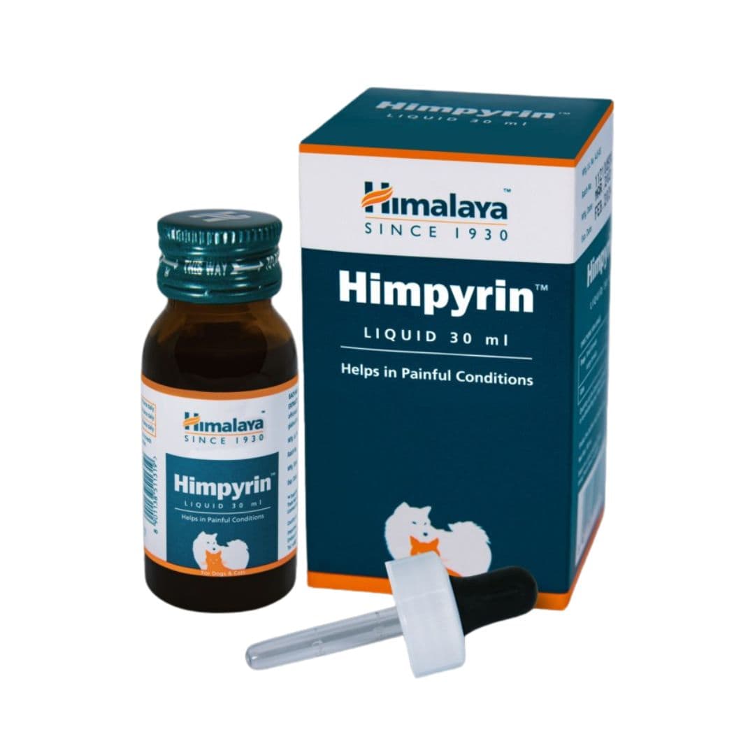 Himalaya Himpyrin Liquid 30ml (Pain Relief & Anti Inflammatory) For Dogs And Cats image 1