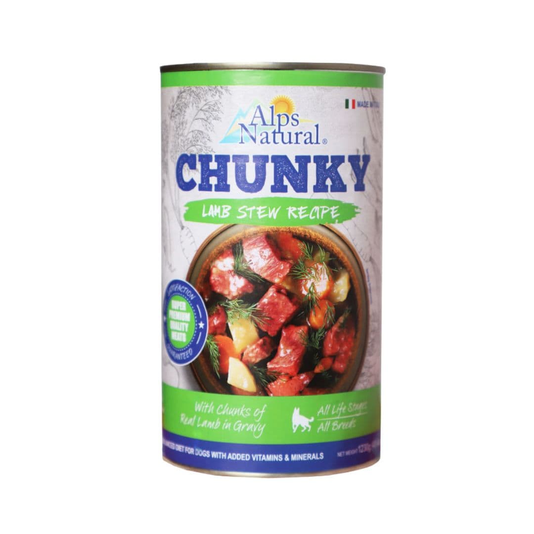 Alps Natural Chunky 720g Lamb Stew Recipe Wet Dog Food image 1