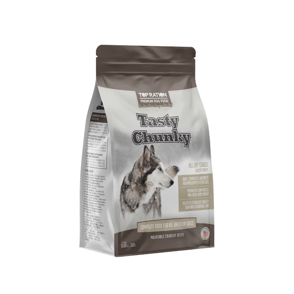 Top Ration Dog Tasty Chunky Premium Dry Dog Food image 2