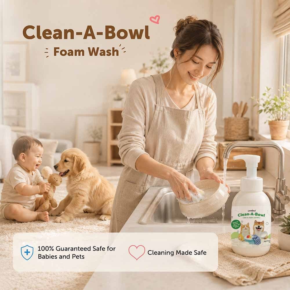 Loveabowl Clean-A-Bowl 500ml Apple Scent Foam Wash image 6