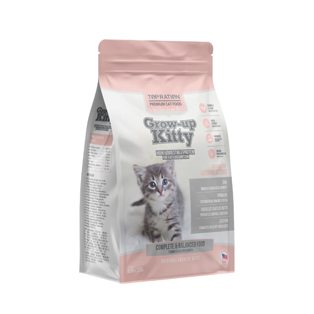 Top Ration Cat Grow Up Kitty Premium Dry Cat Food image 2