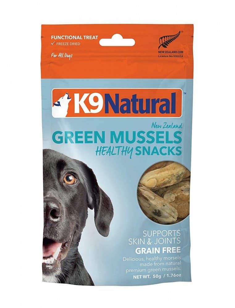 K9 Natural Dog Freeze Dried 50g Green Lipped Mussel Snacks Dog Treats image 1
