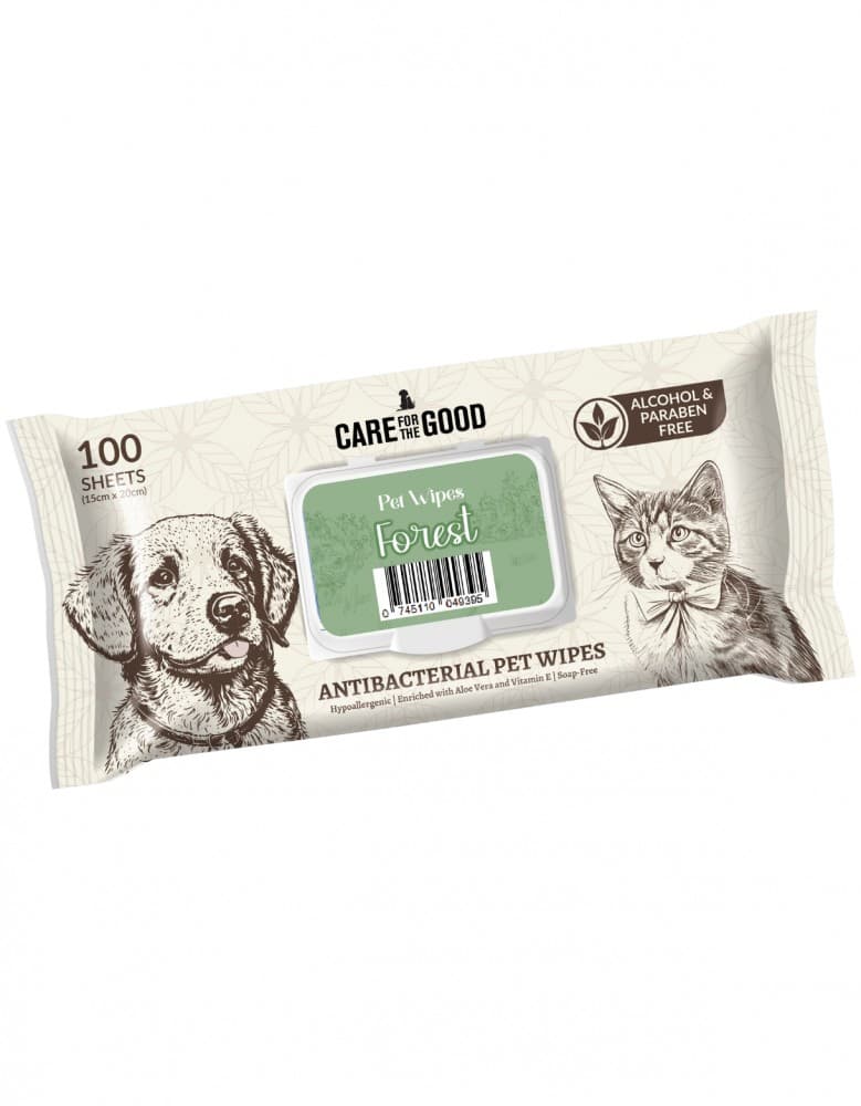 Care for the Good Antibacterial Pet Wipes Forest image 1