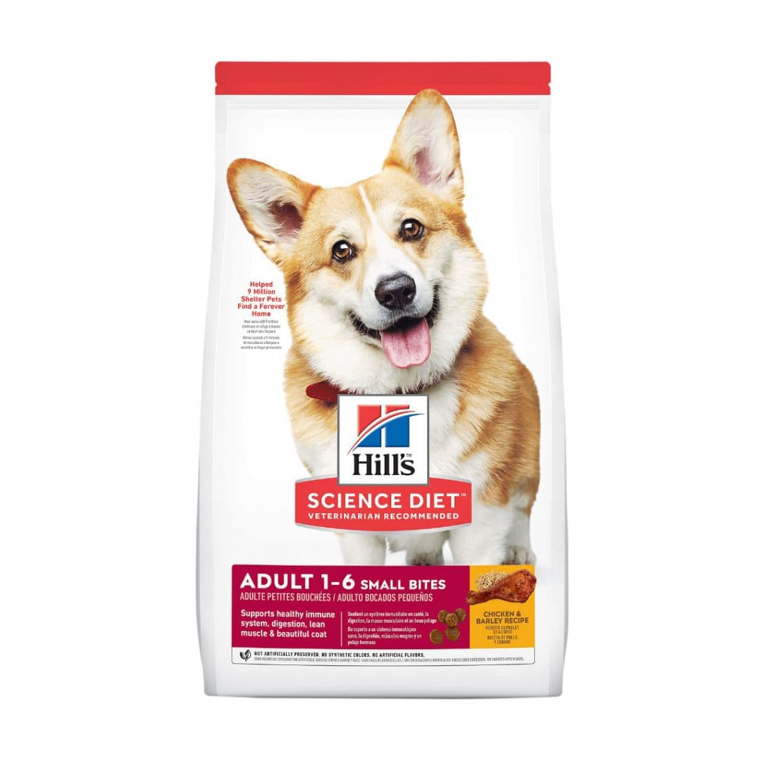 Hill's Science Diet Canine Adult Small Bites Chicken & Barley Recipe 2kg Dry Dog Food image 1