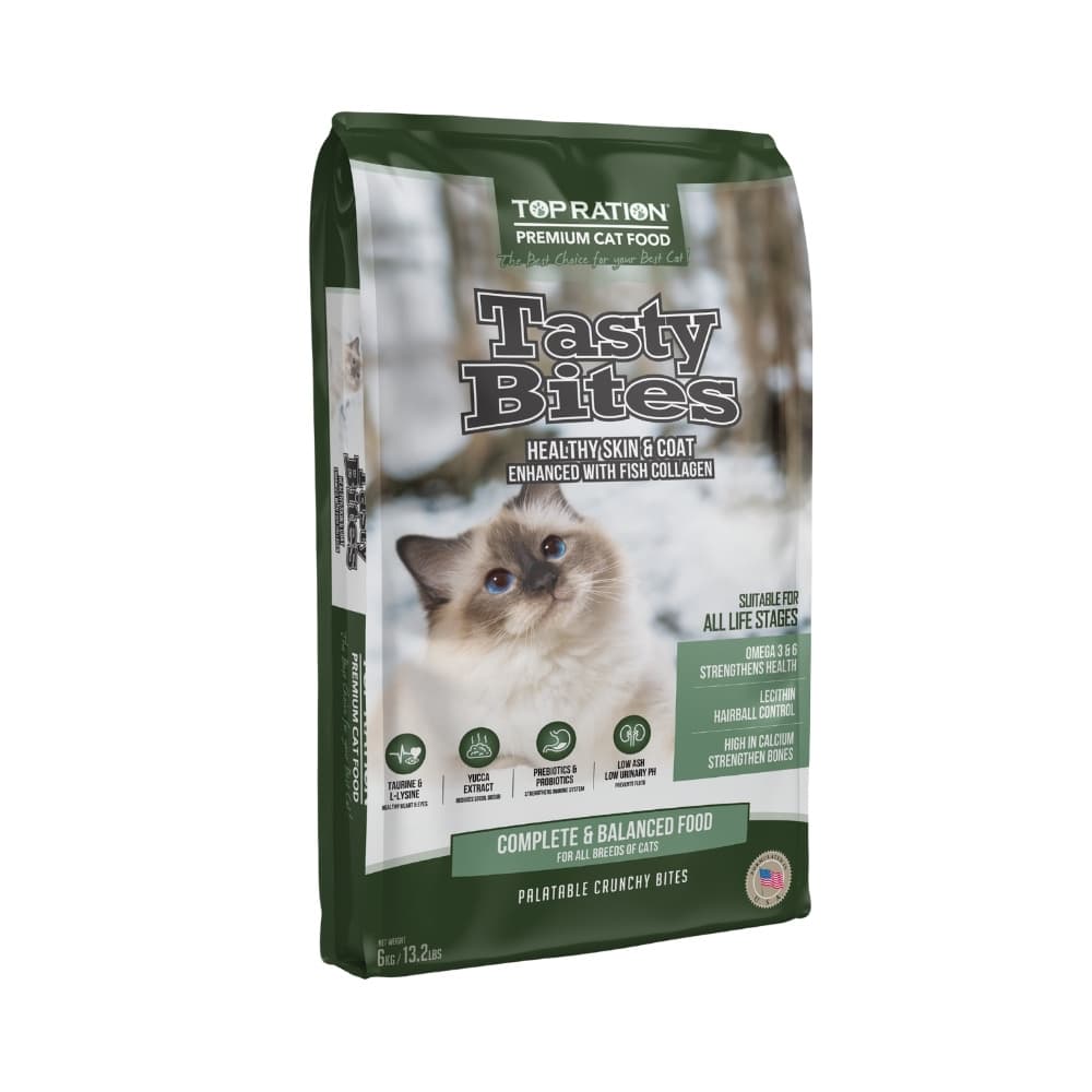 Top Ration Cat Tasty Bites Premium Dry Cat Food image 3