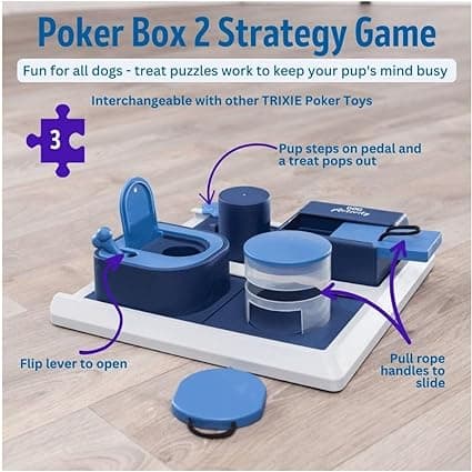 Trixie Poker Box 2 Strategy Game for Dogs 31 x 10 x 31 cm image 6