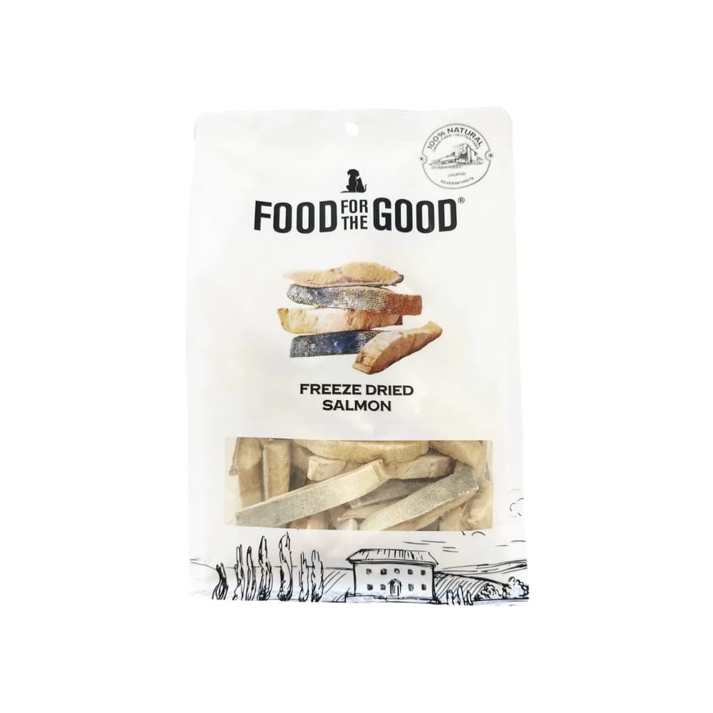 Food For The Good Freeze Dried Salmon With Skin 180g Cats & Dog Treats image 1