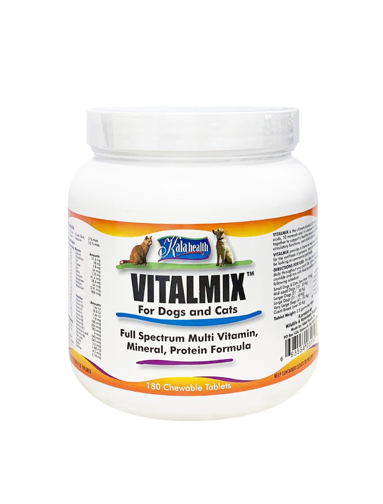 Kala Health Vitalmix Full Spectrum Nutrition Supplement 180cts image 2