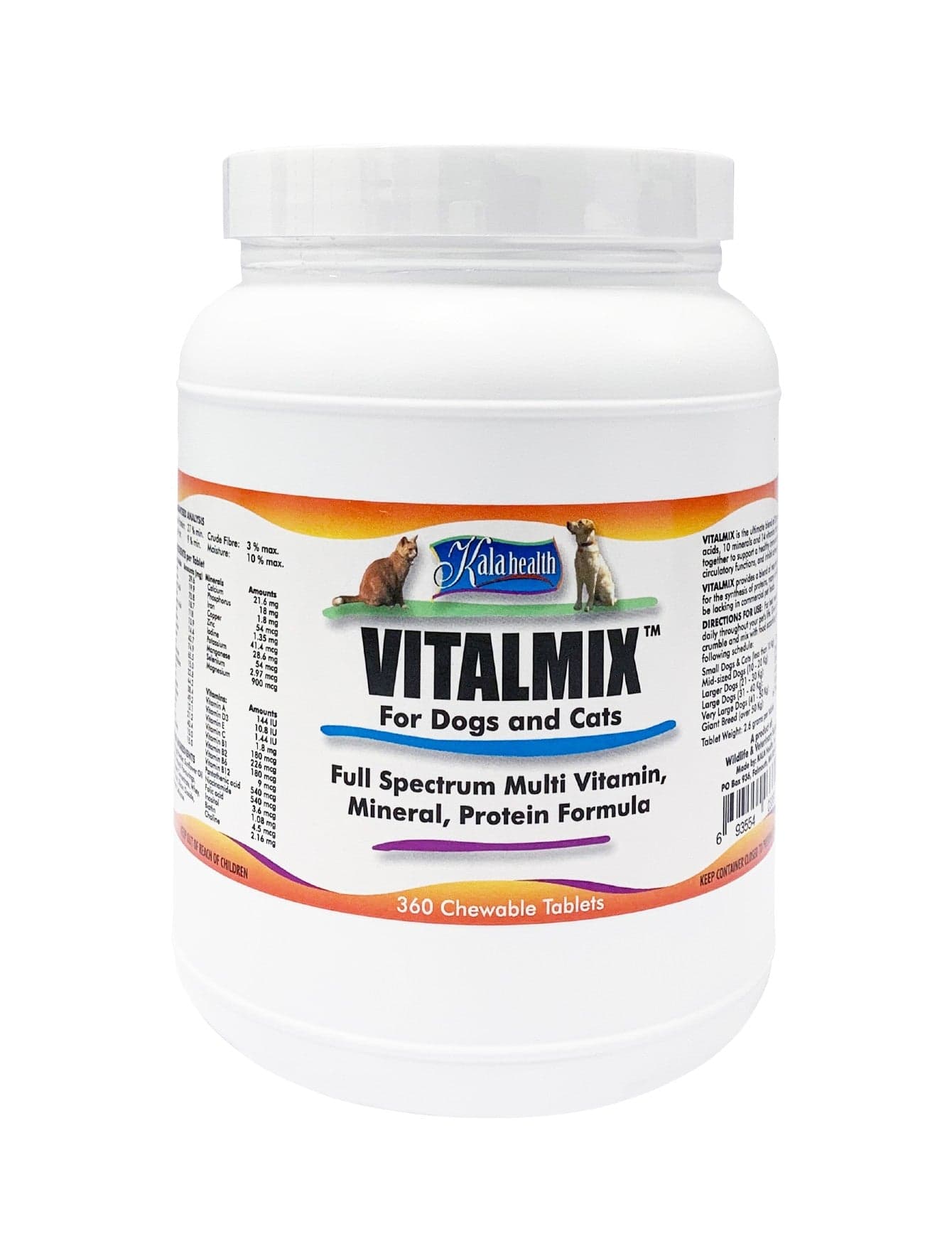 Kala Health Vitalmix Full Spectrum Nutrition Supplement 180cts image 3
