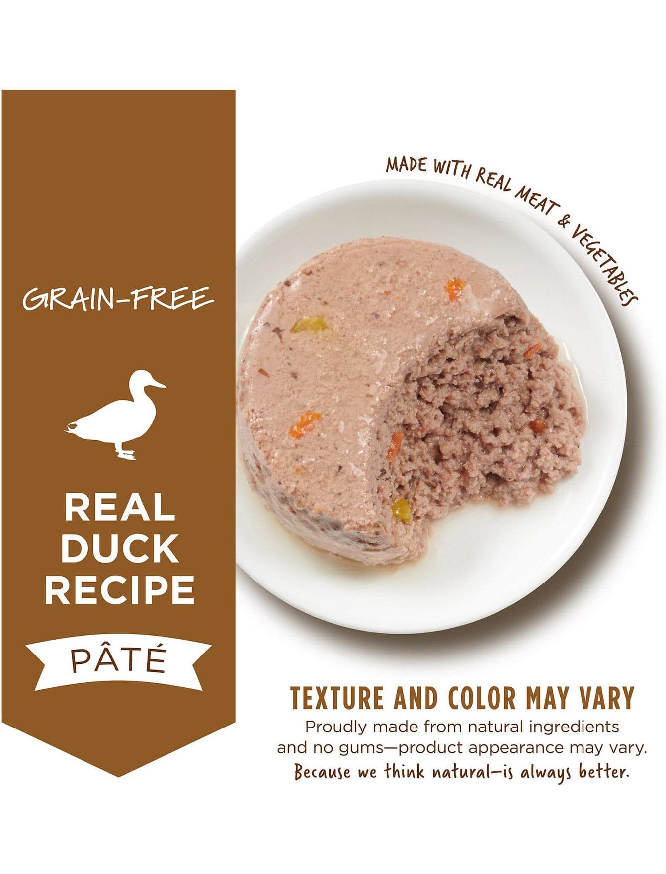 Instinct Original Grain Free Pate Cat 5.5oz Real Duck Recipe Canned Wet Cat Food image 2
