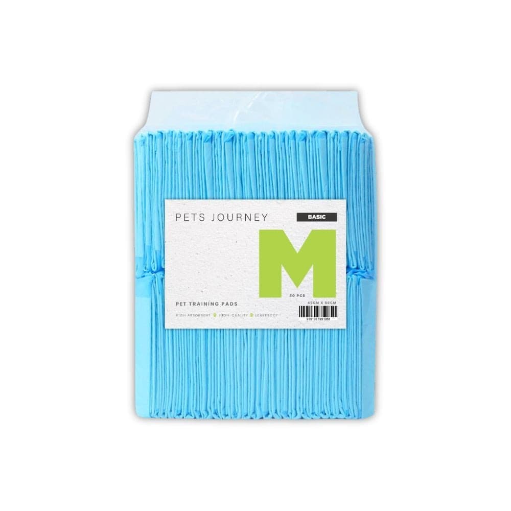 Pets Journey Basic Pet Training Pads M (50pcs) image 1