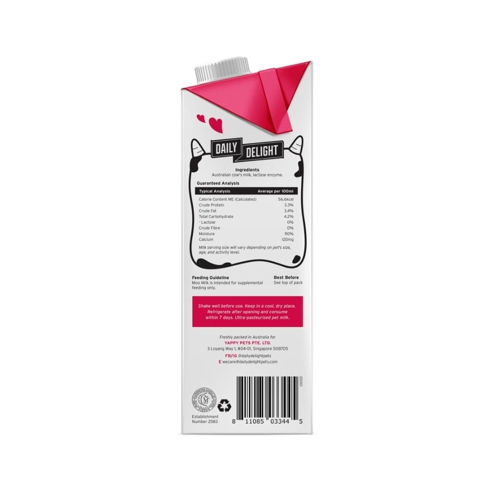 Daily Delight 1L Moo Milk for Pets image 9