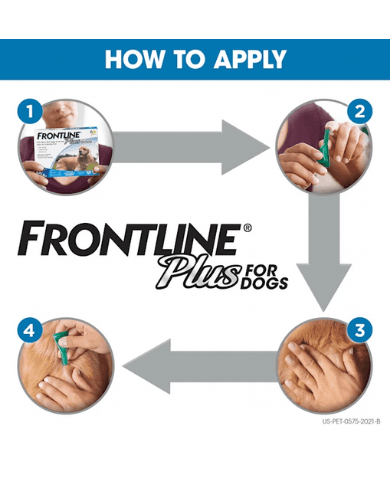 Frontline Plus Dog Spot On Medium 1.34mlx3 Pipette image 6