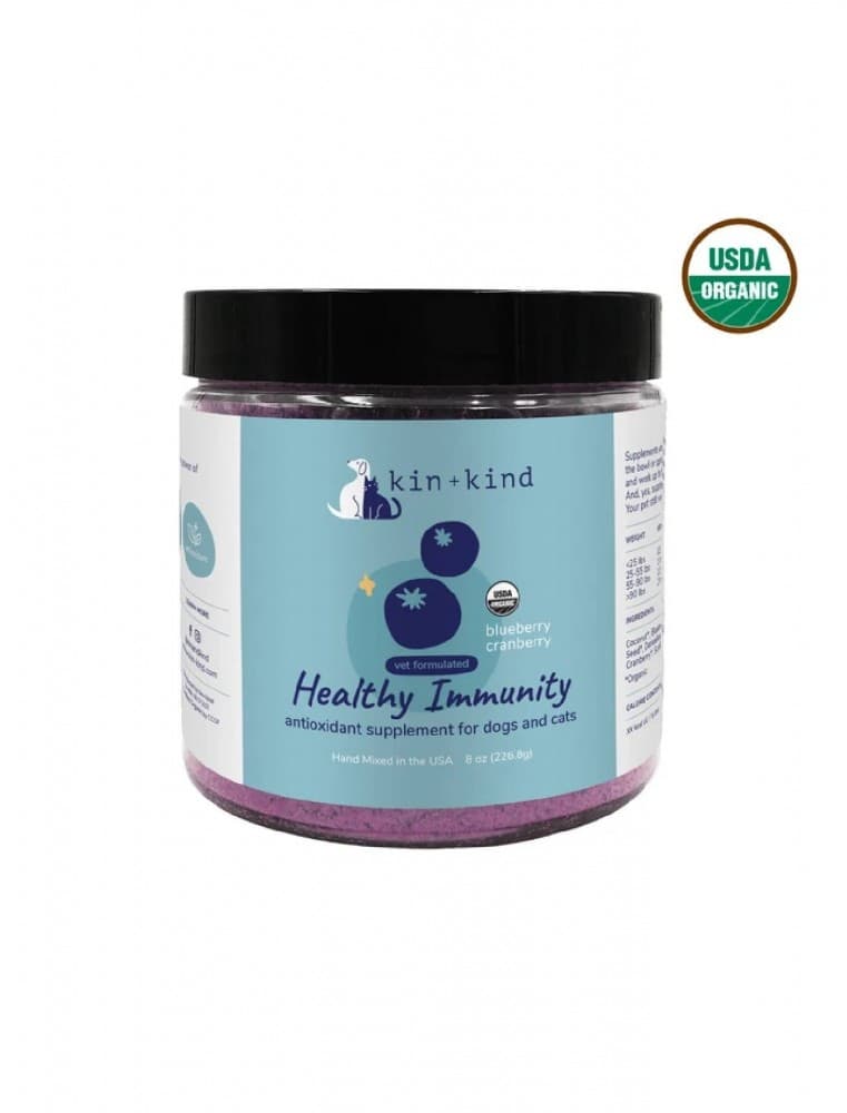 Kin+Kind 226g Organic Healthy Immunity Supplement for Dogs & Cats image 1