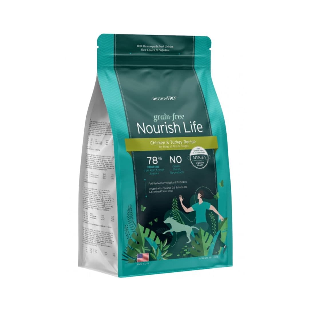 Nurture Pro Dog Nourish Life Grain Free 1.36kg Chicken & Turkey for All Life Stages Dry Dog Food image 1