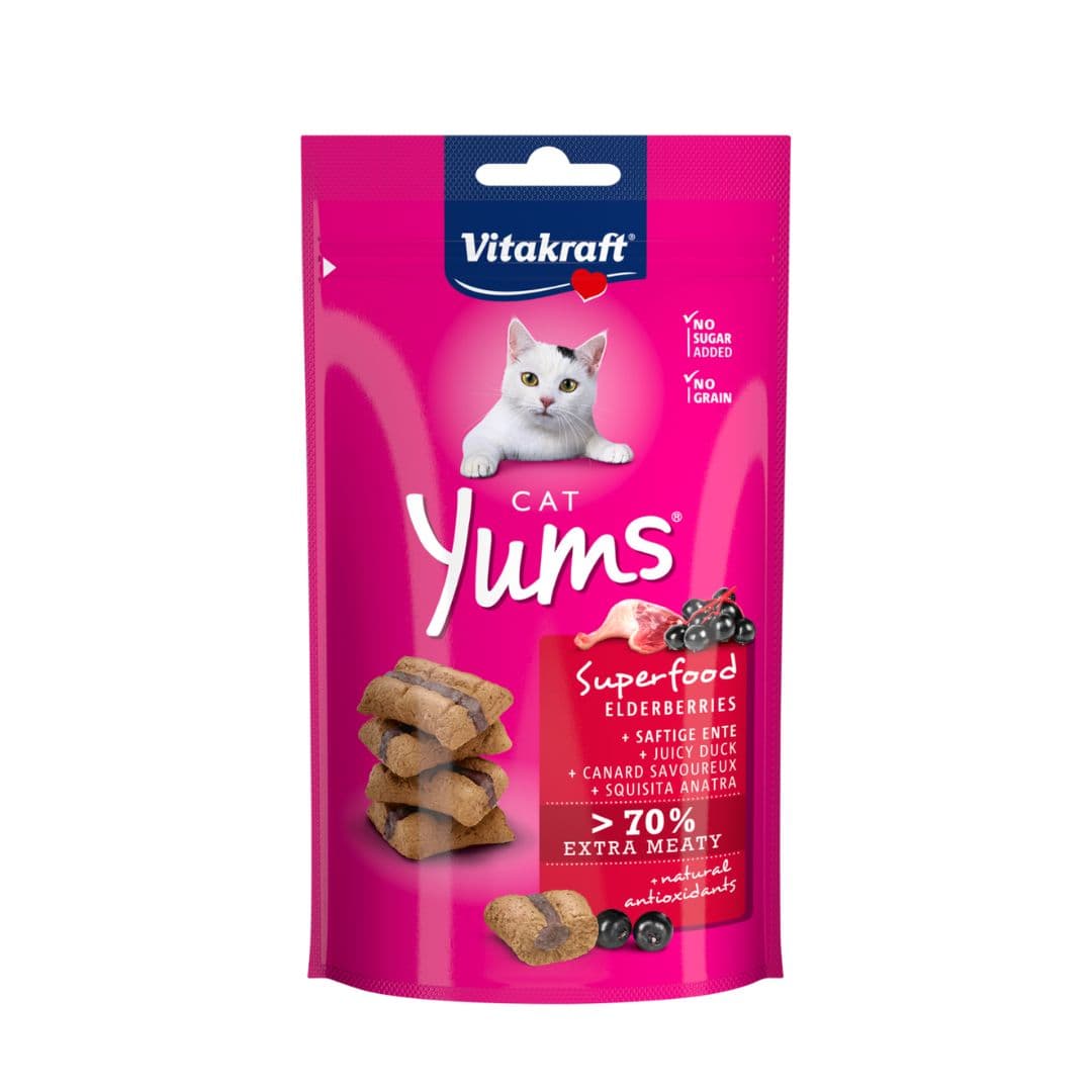 Vitakraft Cat 40g Yums Superfood Elderberries image 1