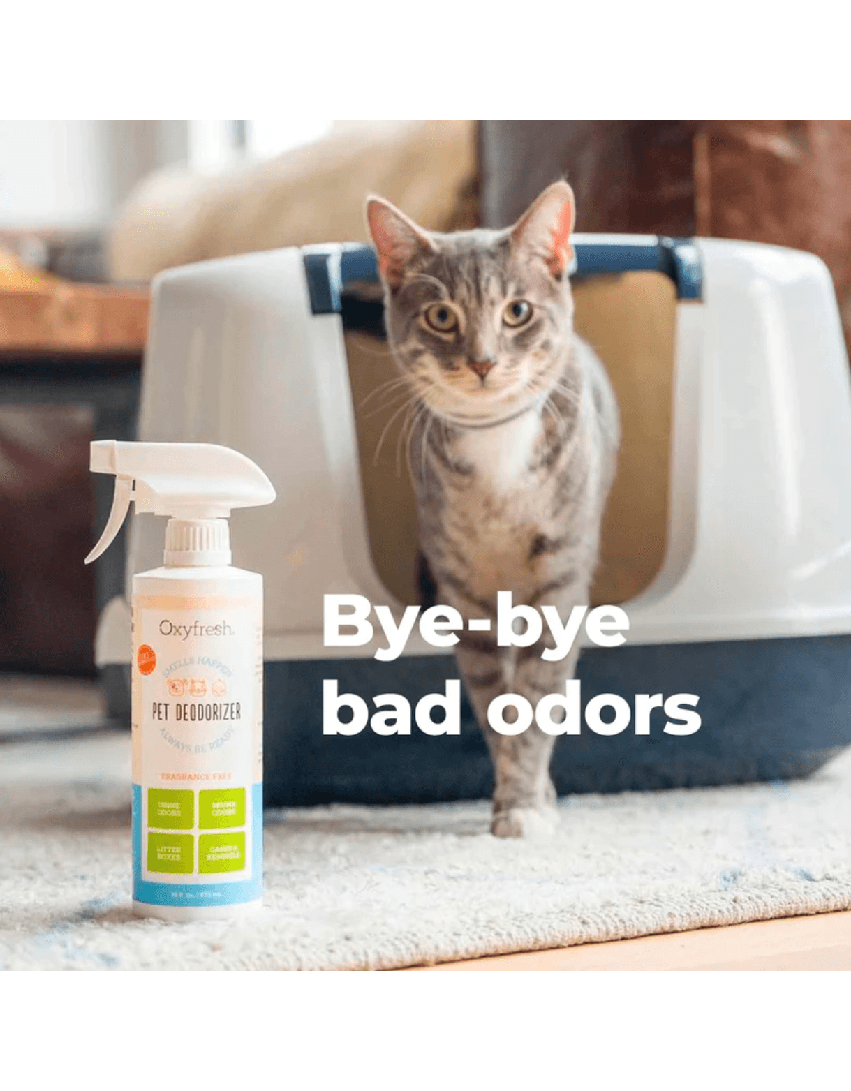 Oxyfresh 473ml (16oz) Advanced Pet Deodorizer Spray for Dogs & Cats image 4