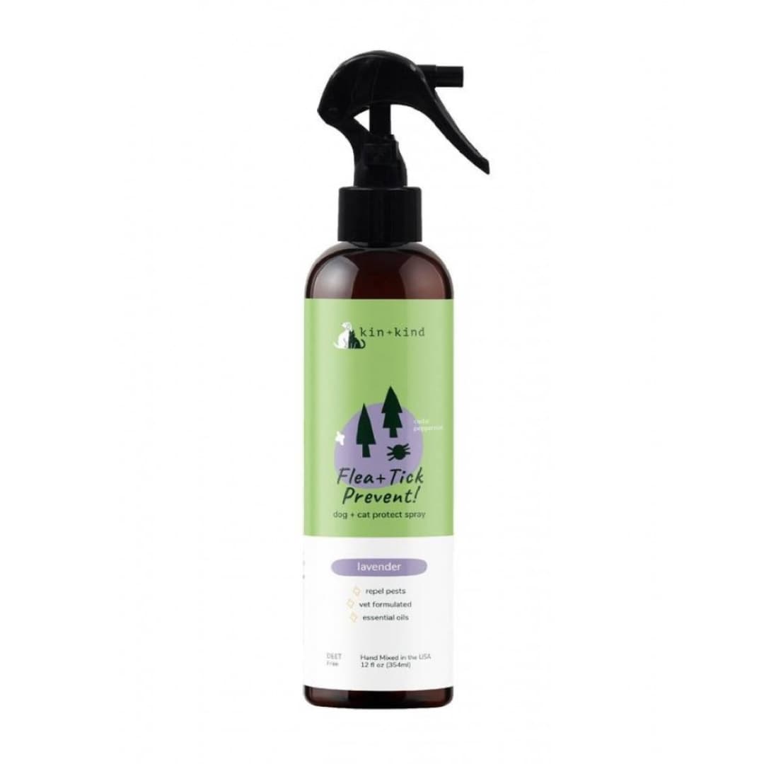 Kin+Kind 354ml Flea & Tick Lavender Spray for Dogs image 1