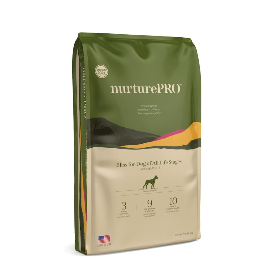 Nurture Pro Bliss For Dog 11.8kg Pork with Fish Oil For All Life Stages Dry Dog Food image 1
