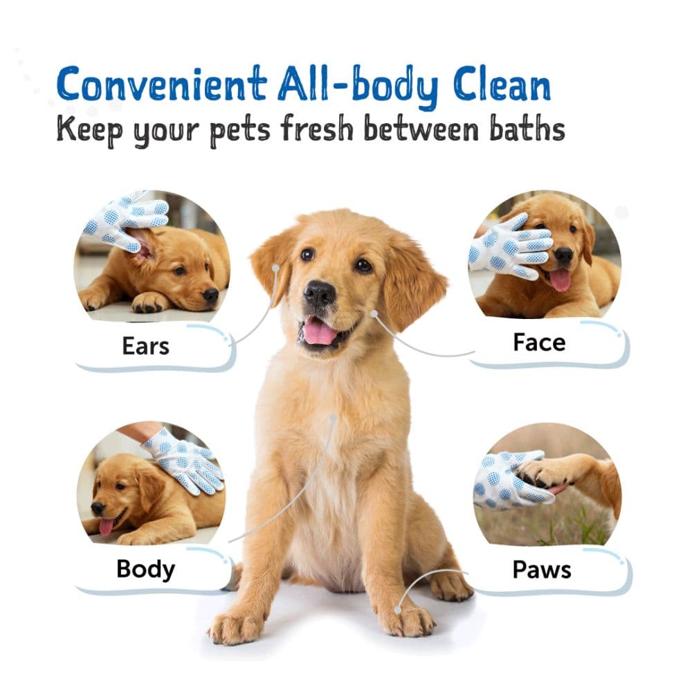 Loveabowl Dog Clean-A-Dog 10pcs Original Cica Pet Glove image 5