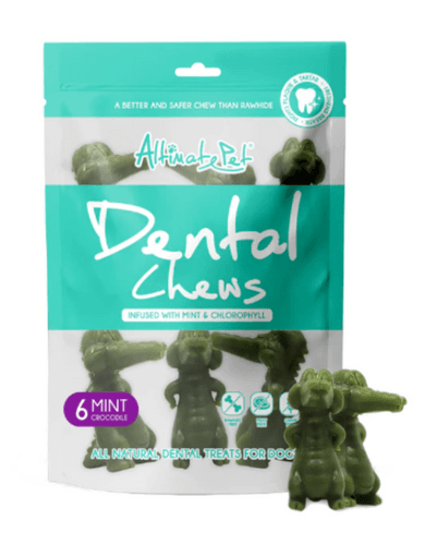 Altimate Pet Dental Chews Mint Crocodile 150g (6pcs) image 1