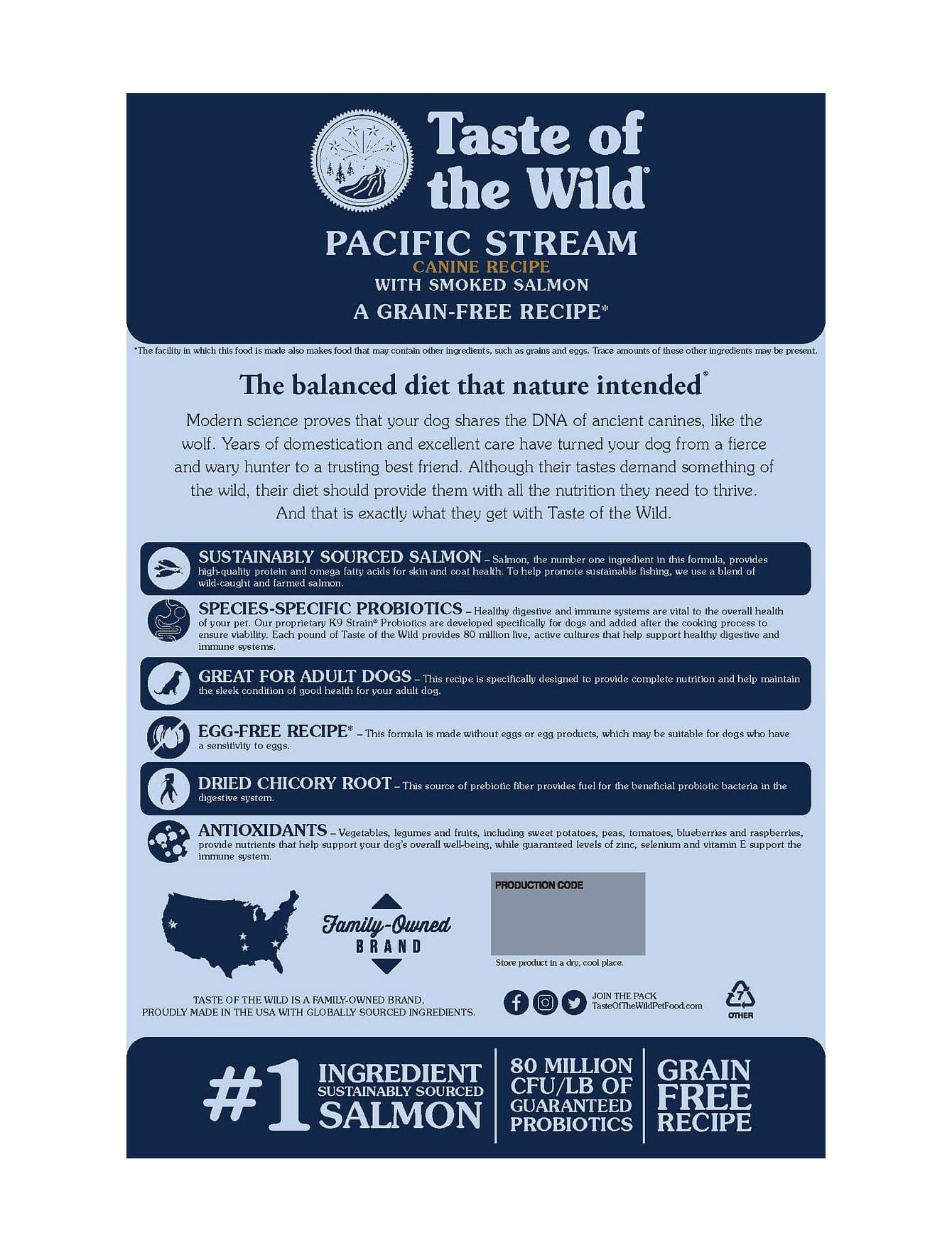 Taste of the Wild Dog 2kg Pacific Stream with Smoked Salmon Dog Dry Food image 2