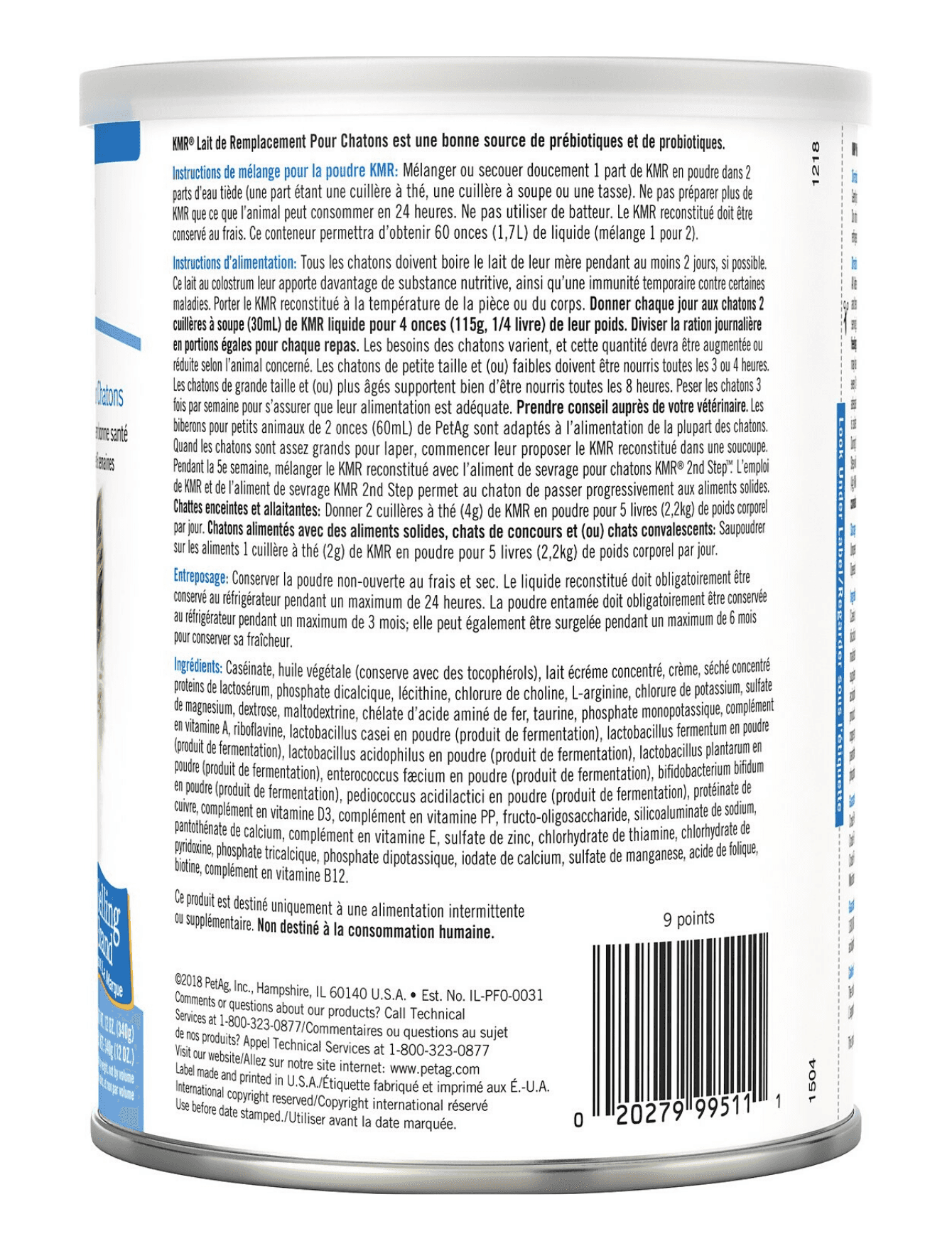 PetAg KMR Powder For Cats 6oz image 2