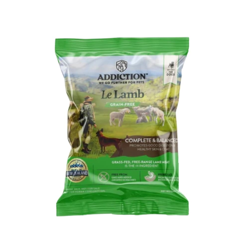 Addiction Dog 60g Grain Free Le Lamb Dry Dog Food (Sample) image 1