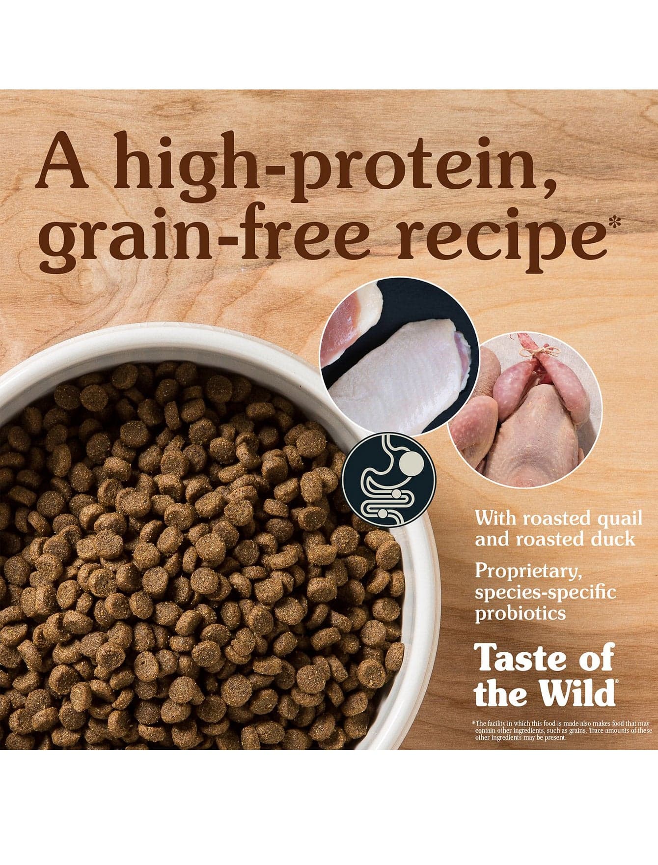 Taste of the Wild Cat 6.6kg Lowland Creek Roasted Quail & Roasted Duck Dry Cat Food image 4