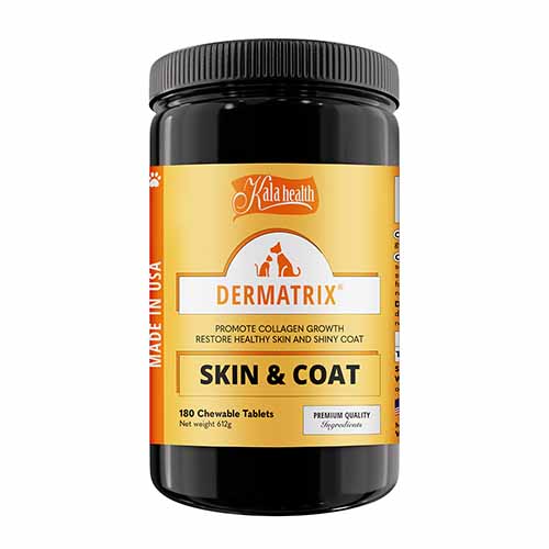 (exp: Jan'2028) Kala Health Dermatrix Original Pet Supplements 180cts