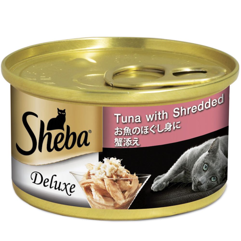 (exp: 27 May 2027) Sheba Cat 85g Tuna With Shredded Crab Wet Cat Food