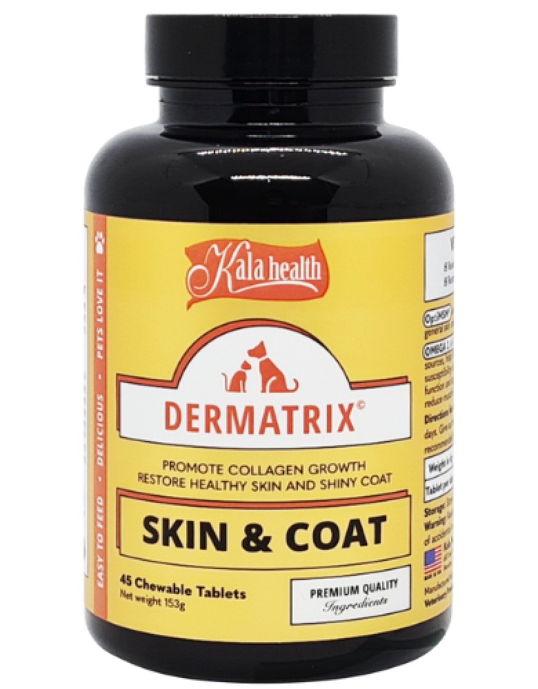 (exp: Jan'2028) Kala Health Dermatrix Original Pet Supplements 45cts