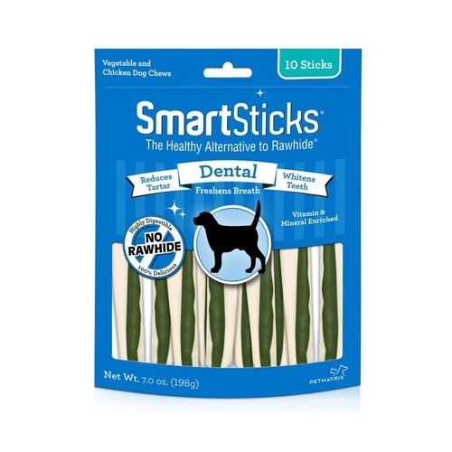 (exp: 18 Apr 2027) Smartbones Dog 10pcs Smartsticks Dental Dog Treat