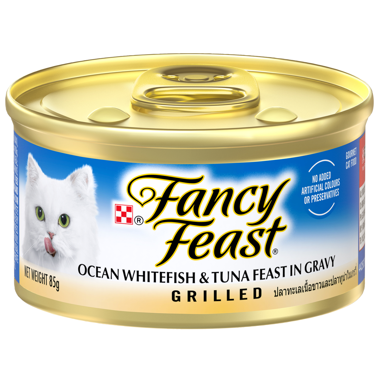(exp: 19 Mar 2026) Fancy Feast Cat 85g Grilled Ocean Whitefish Tuna Wet Cat Food