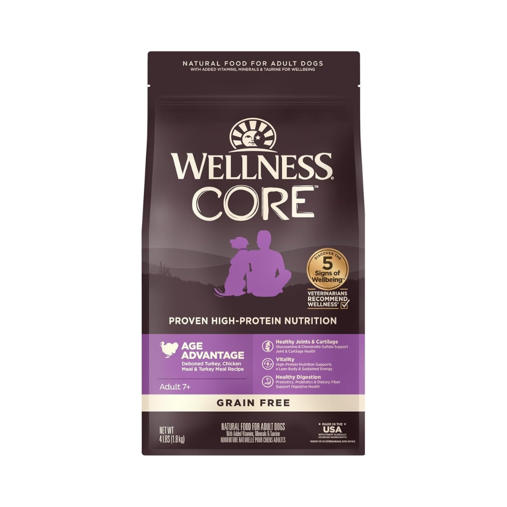 (exp: 30 Oct 2025) Wellness Core Dog 1.8kg (4lb) Senior Grain Free Dry Dog Food