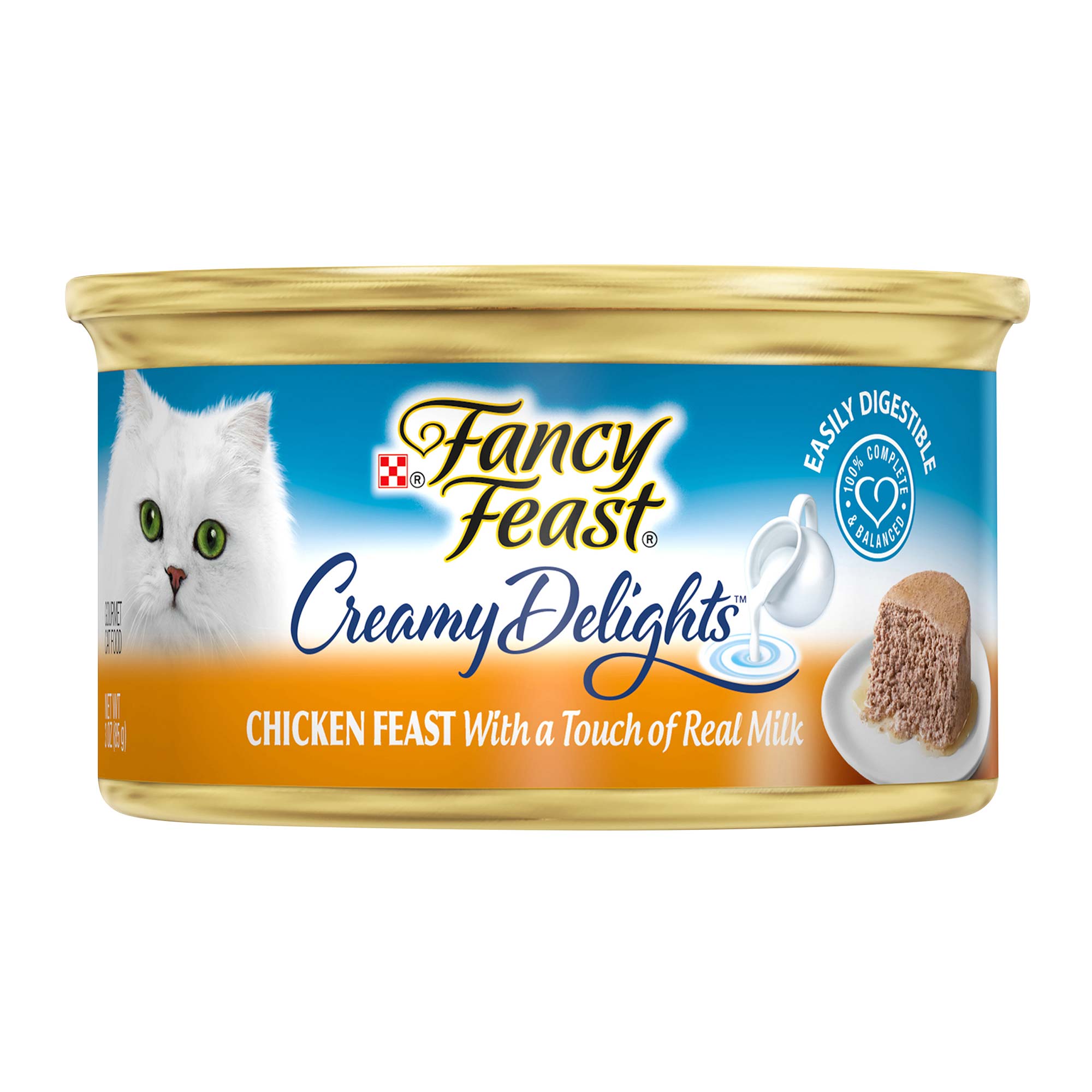 (exp: Jan'2027) Fancy Feast Cat 85g Creamy Delights Chicken Wet Cat Food