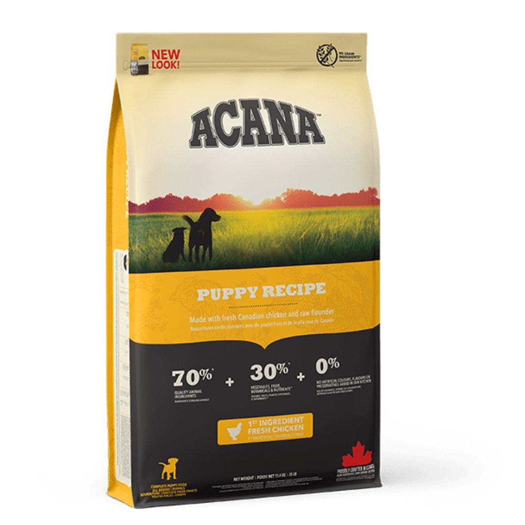 Acana Dog Heritage Freeze-dried Coated Puppy Dry Dog Food