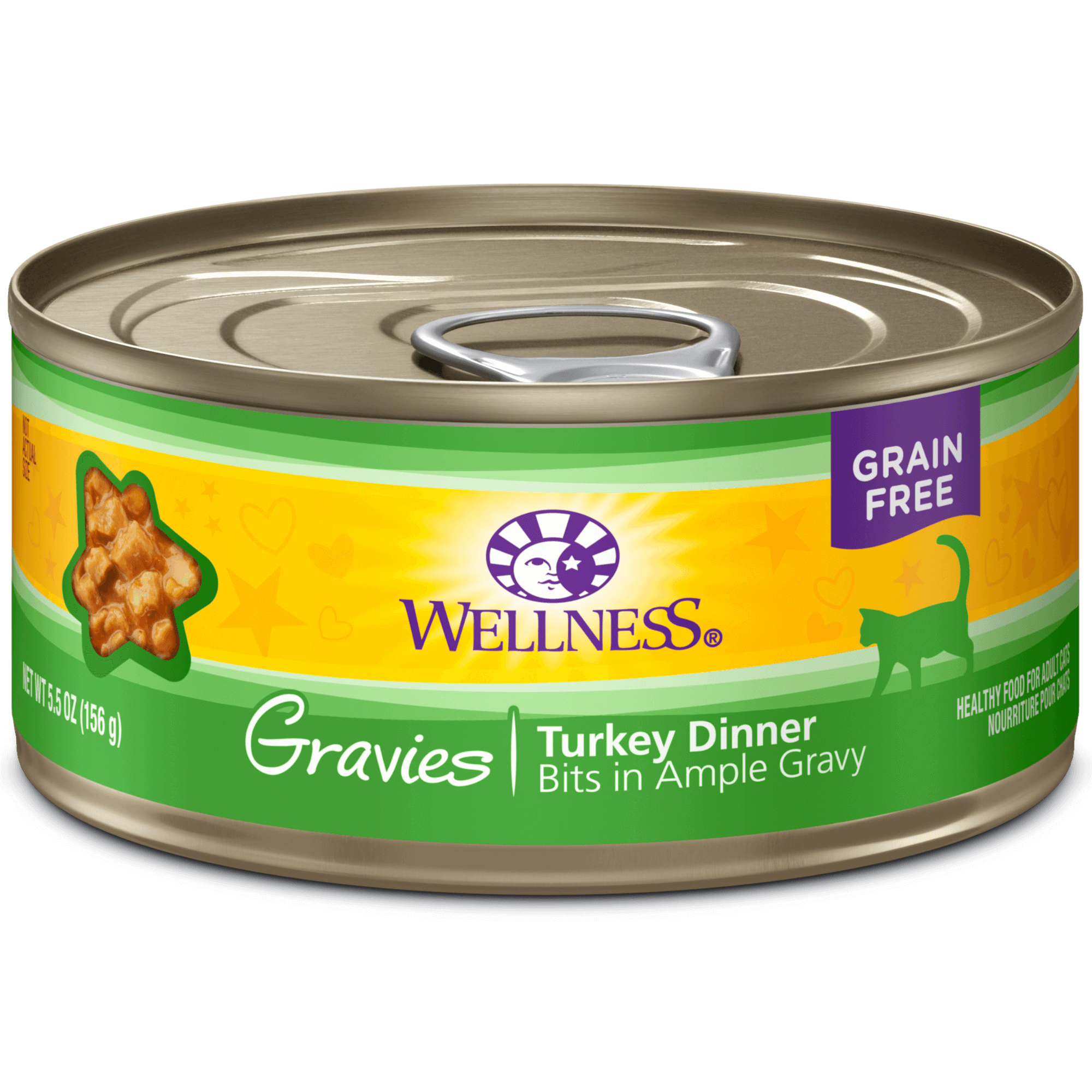 Wellness Cat 85g Complete Health Gravies Turkey Dinner Canned Cat Food