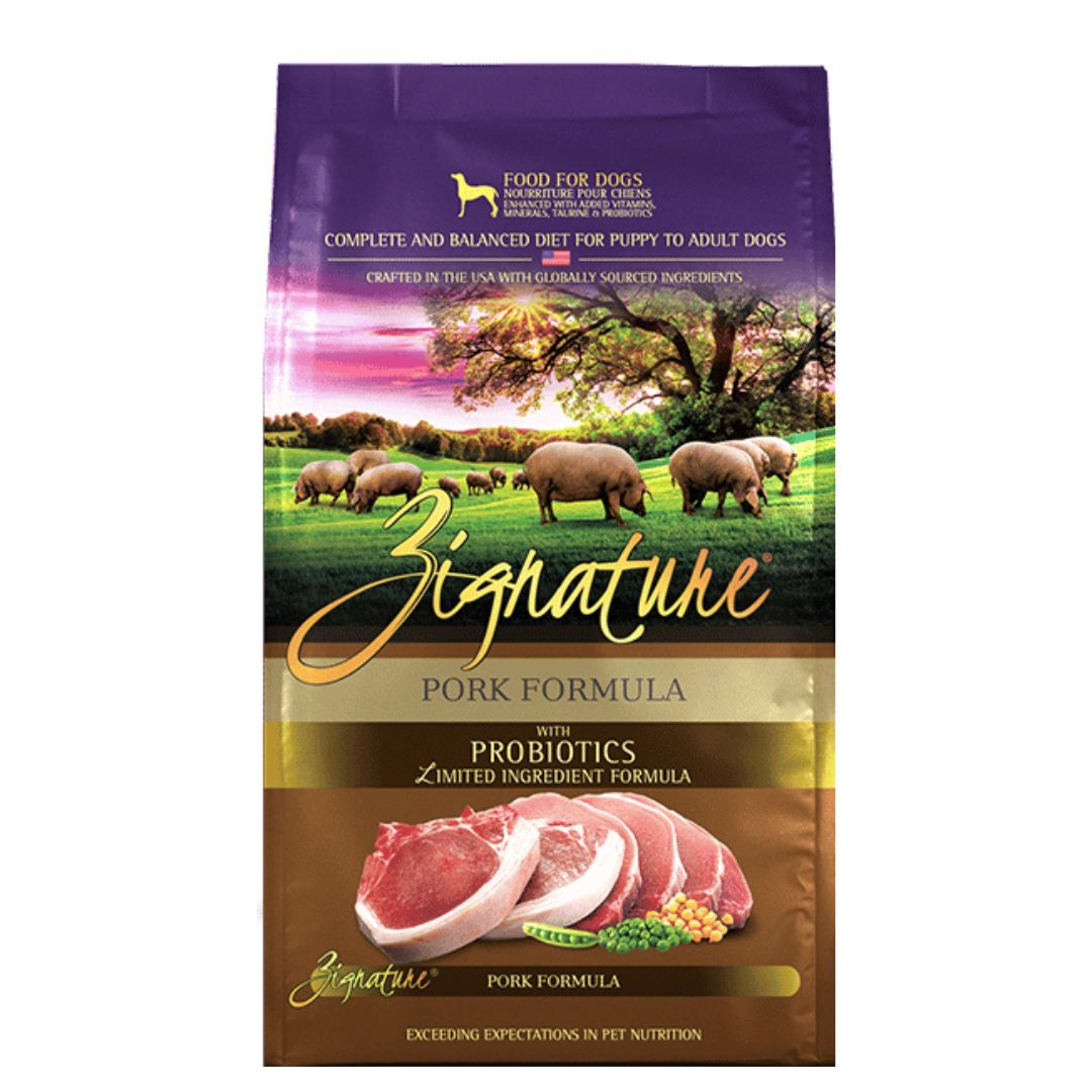 Zignature Pork Formula Dry Dog Food