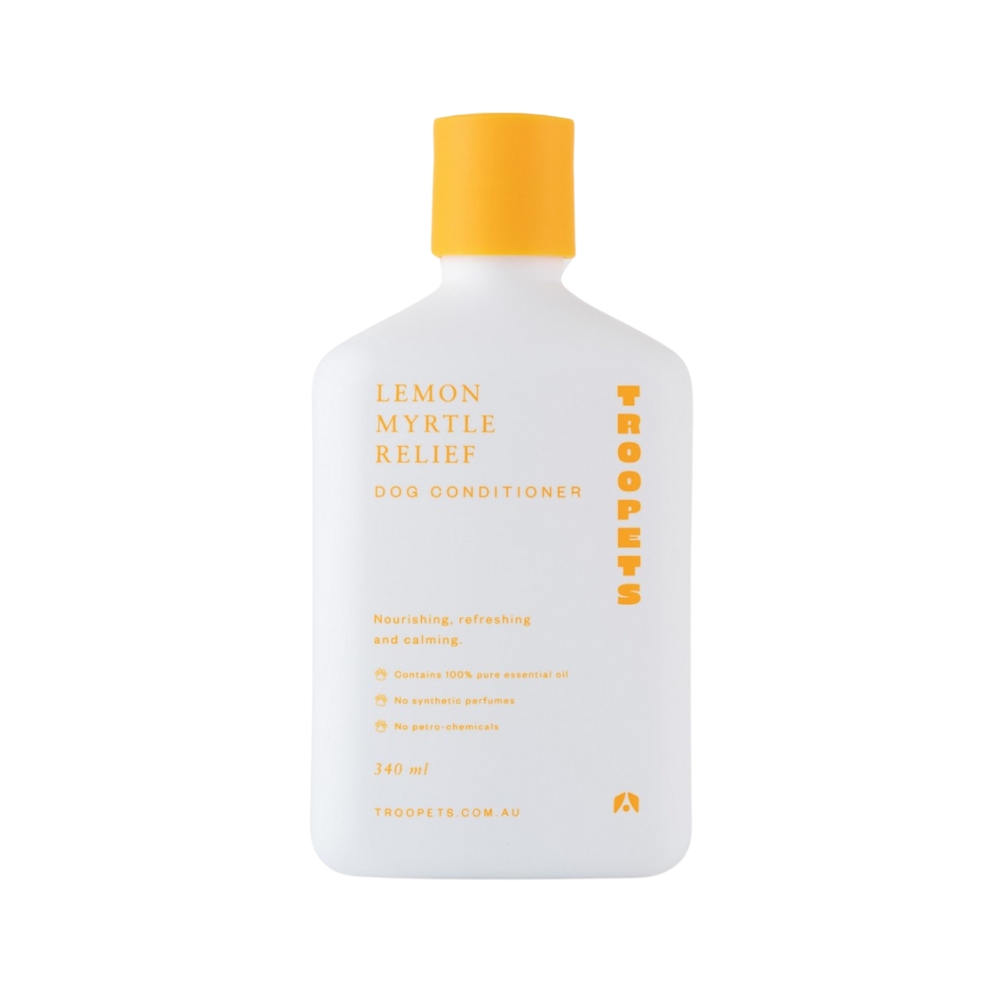 Troopets Relief Lemon Myrtle Conditioner For Dogs 340ml