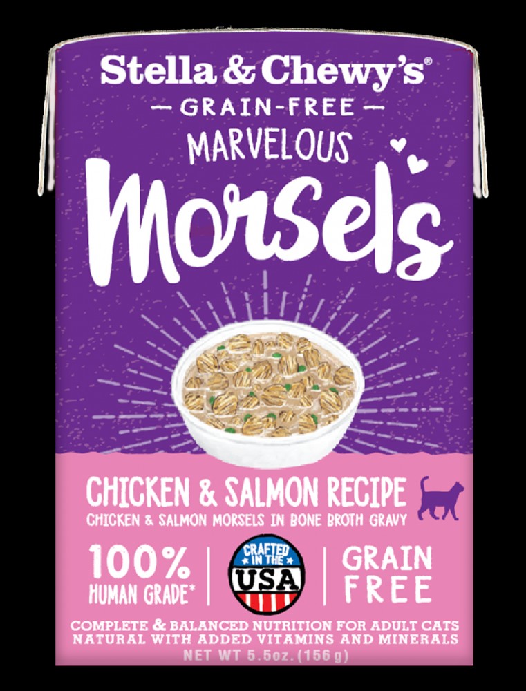 Stella & Chewy's Marvelous Morsels (chicken & Salmon Medley) Wet Cat Food 156g