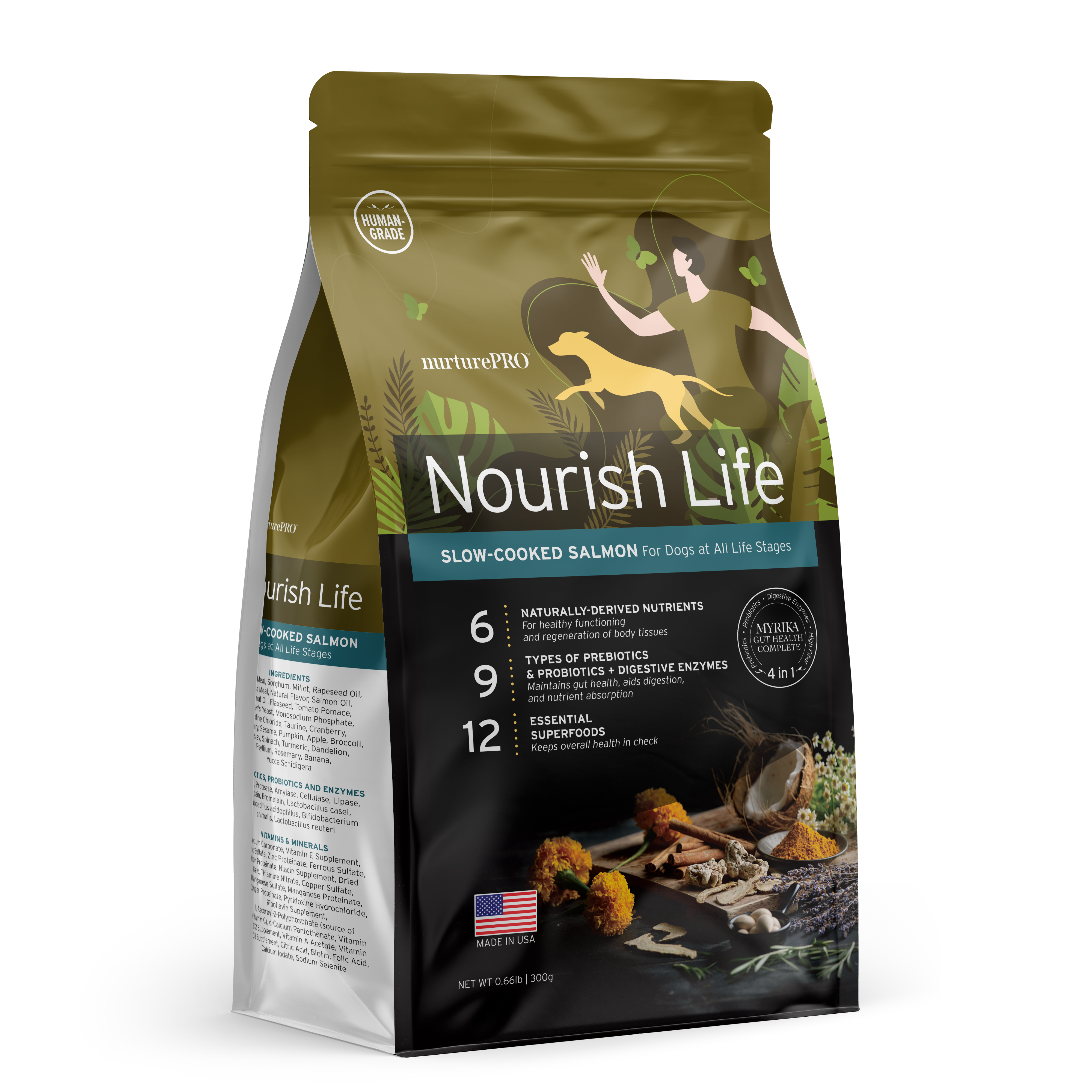 Nurture Pro Dog Nourish Life Slow-cooked Salmon For Adult Dog Dry Dog Food