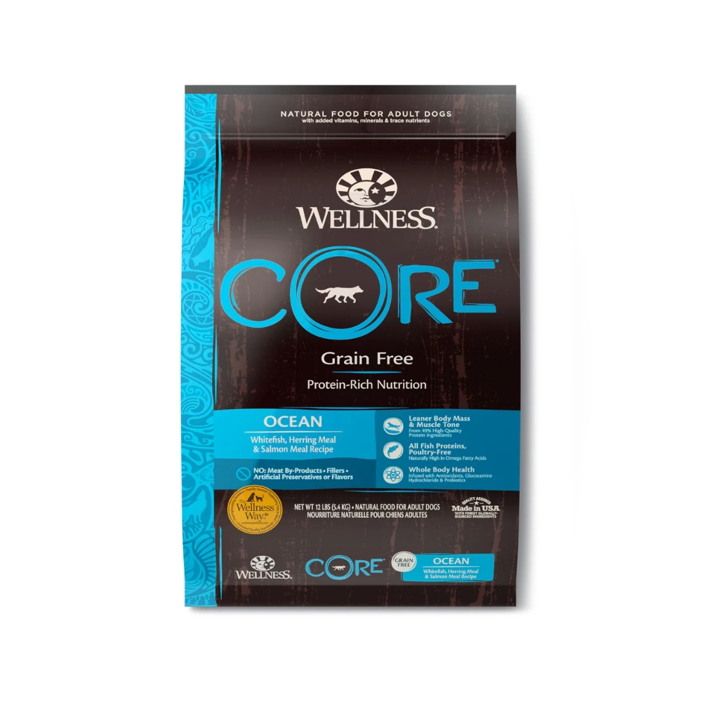 (exp: 21 Jul 2026) Wellness Core Dog 5.4kg (12lb) Ocean Fish Grain Free Dry Dog Food