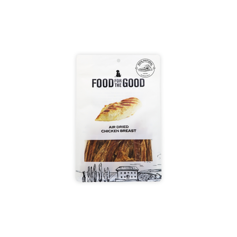 (exp: 18 Dec 2026) Food For The Good 300g Air Dried Chicken Breast Dog & Cat Treats