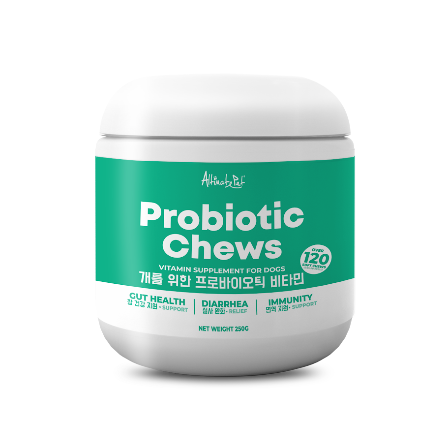 (exp: 25 Jan 2026) Altimate Pet Probiotic Chews Vitamin Supplement For Dogs 250g Over 120 Soft Chews