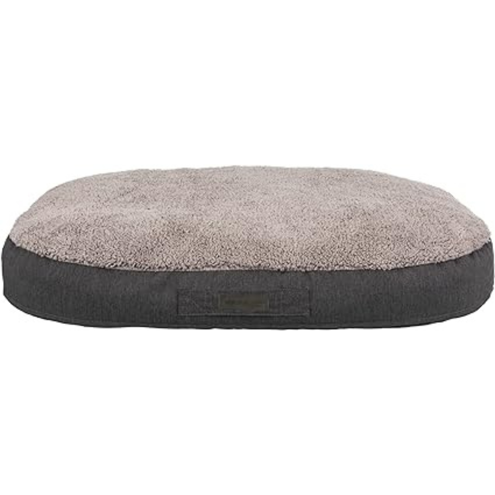 Trixie Vital Cushion Bendson Orthopaedic Dog Cushion Oval 80 × 55 Cm Dark Grey/light Grey