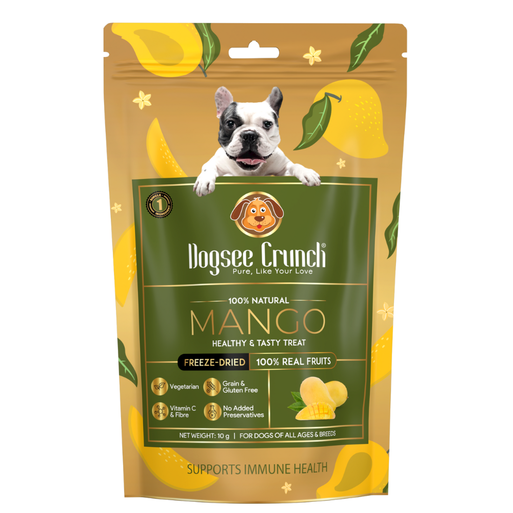 (exp: Mar 2026) Dogsee Crunch Freeze Dried Mango 10g Dog Treats