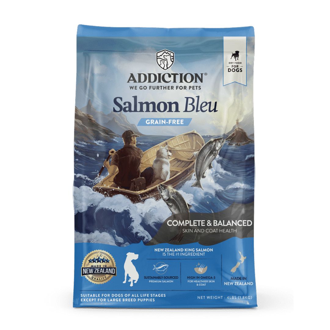 (exp: 18 Aug 2026) Addiction Dog 1.8kg Grain Free Salmon Bleu Dry Dog Food