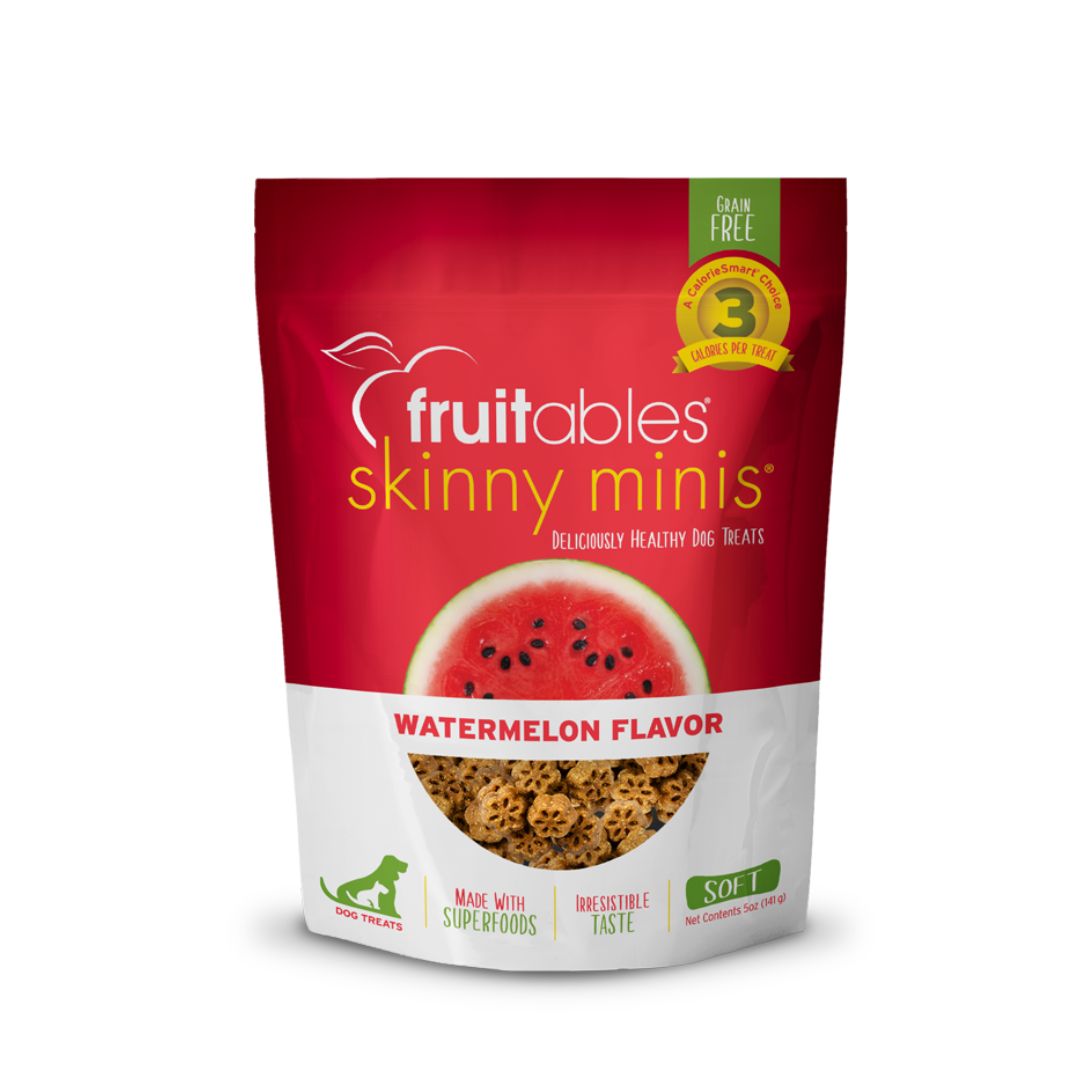 (exp: 26 Nov 2025) Fruitables Dog 5oz Skinny Minis In Watermelon Dog Treats