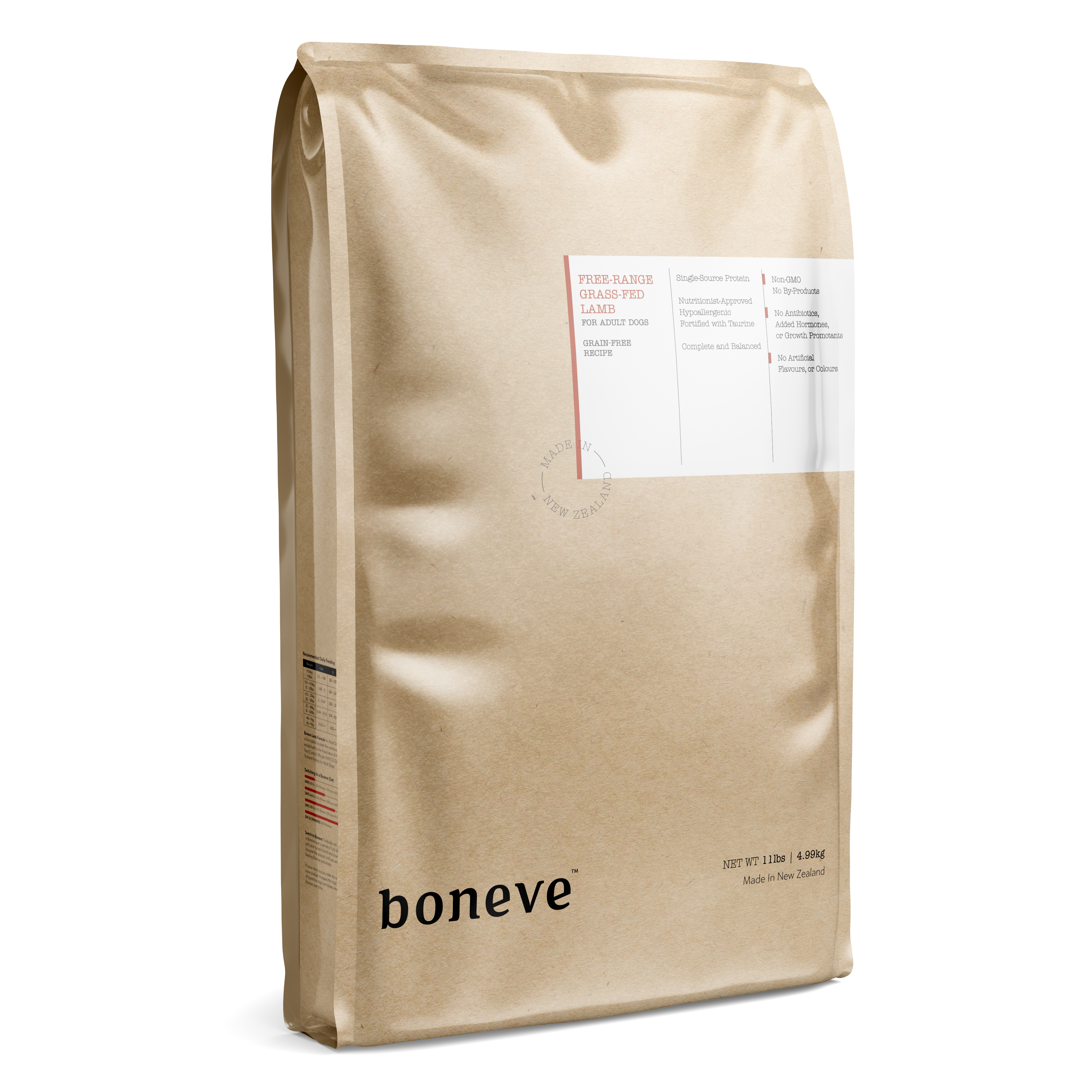 (exp: 20 Apr 2026) Boneve Earthmade Dog 11lbs (4.99kg) Free Range Grass-fed Lamb Grain Free Dry Dog Food